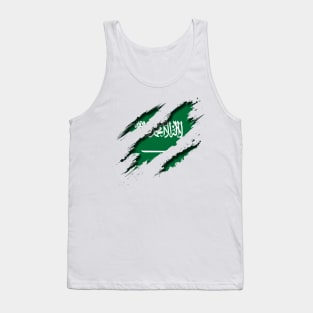 Saudi Arabia Shredding Tank Top